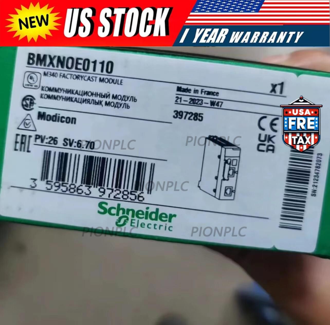 New Packaging BMXNOE0110 PLC Ethernet Module In Stock