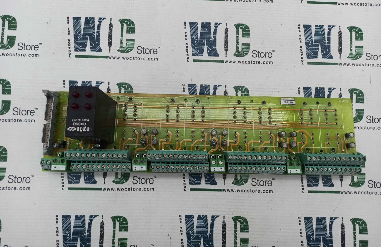 533-101-183 503 201 183 SENTROL I/O RELAY BOARD W/ OAC5Q RELAY SL NO 584190