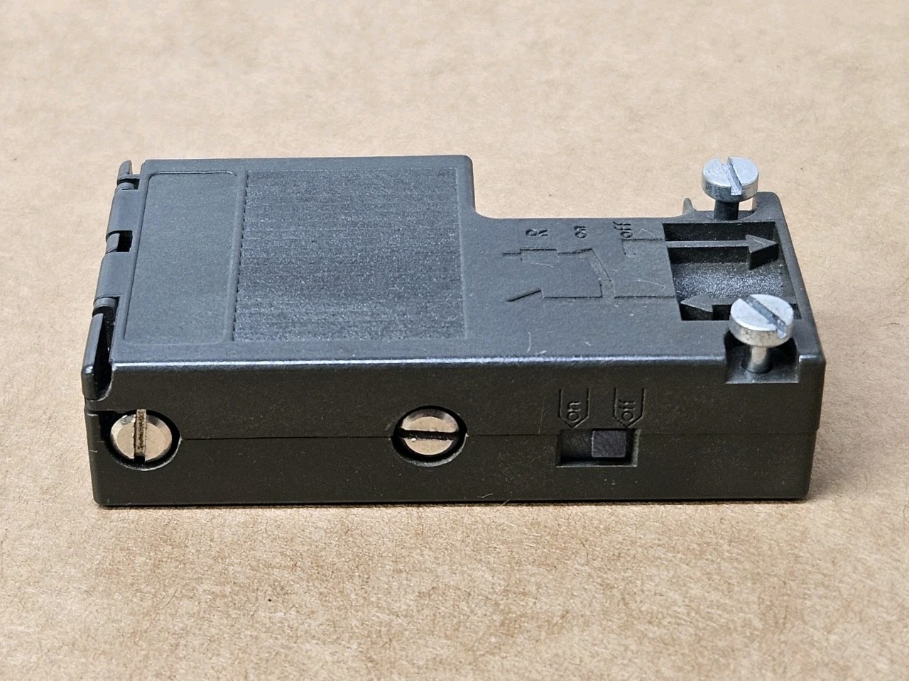 Siemens SIMATIC DP PROFIBUS Connector 90 Deg Plug Germany 6ES7972-0BA12-0XA0