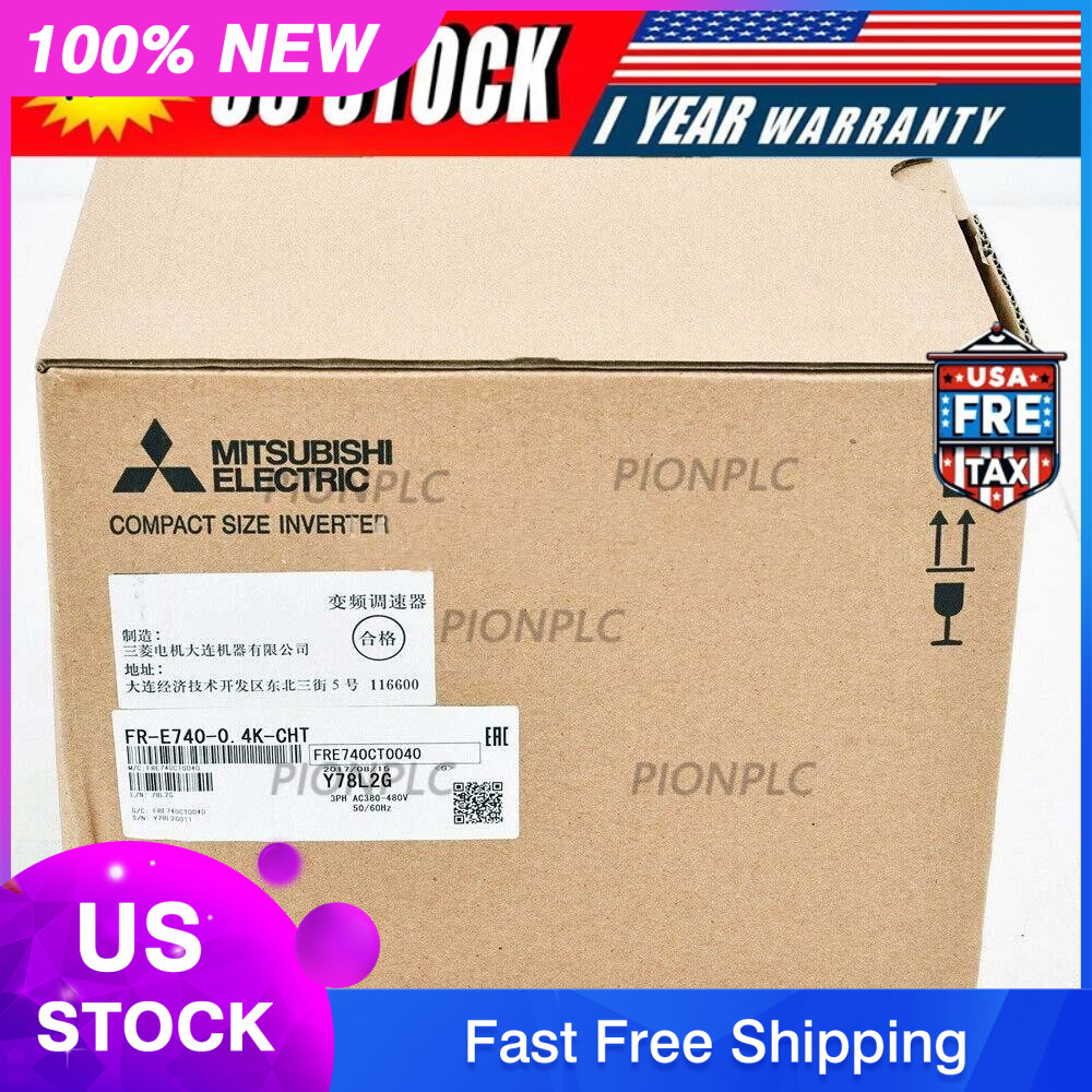 FR-E740-0.4K-CHT NEW NEW MITSUBISHI COMPACT FREQUENCY INVERTER PLC MODULE