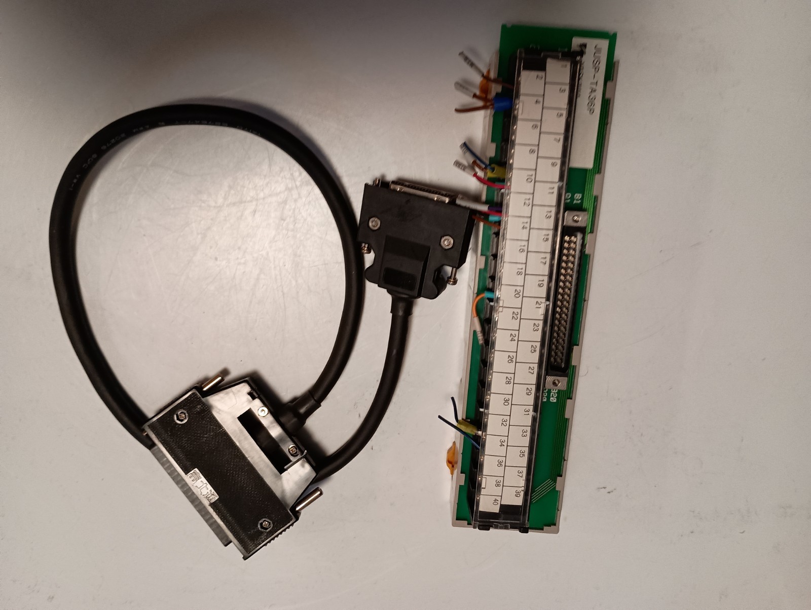 YASKAWA JUSP-TA36P TERMINAL BLOCK JUSPTA36P With Cable Tested Discontinued GC