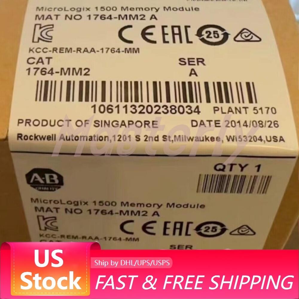 Allen-Bradley 1764-MM2 MicroLogix 1500 16 KB Memory 1764MM2 NEW US Free Tax