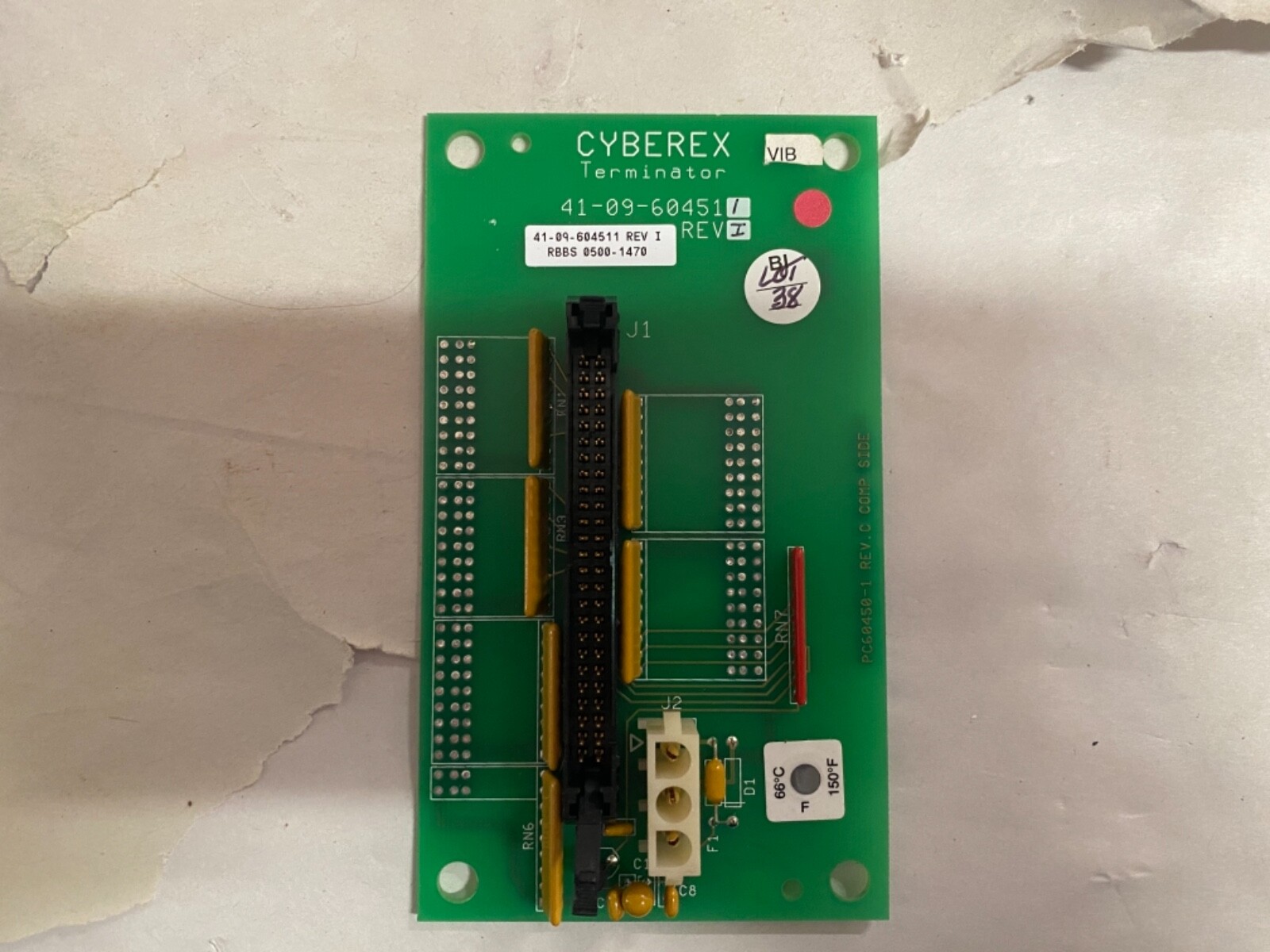 Cyberex 41-09-604511 Rev I Terminator Board PLC Card Module 41-09-60451-1