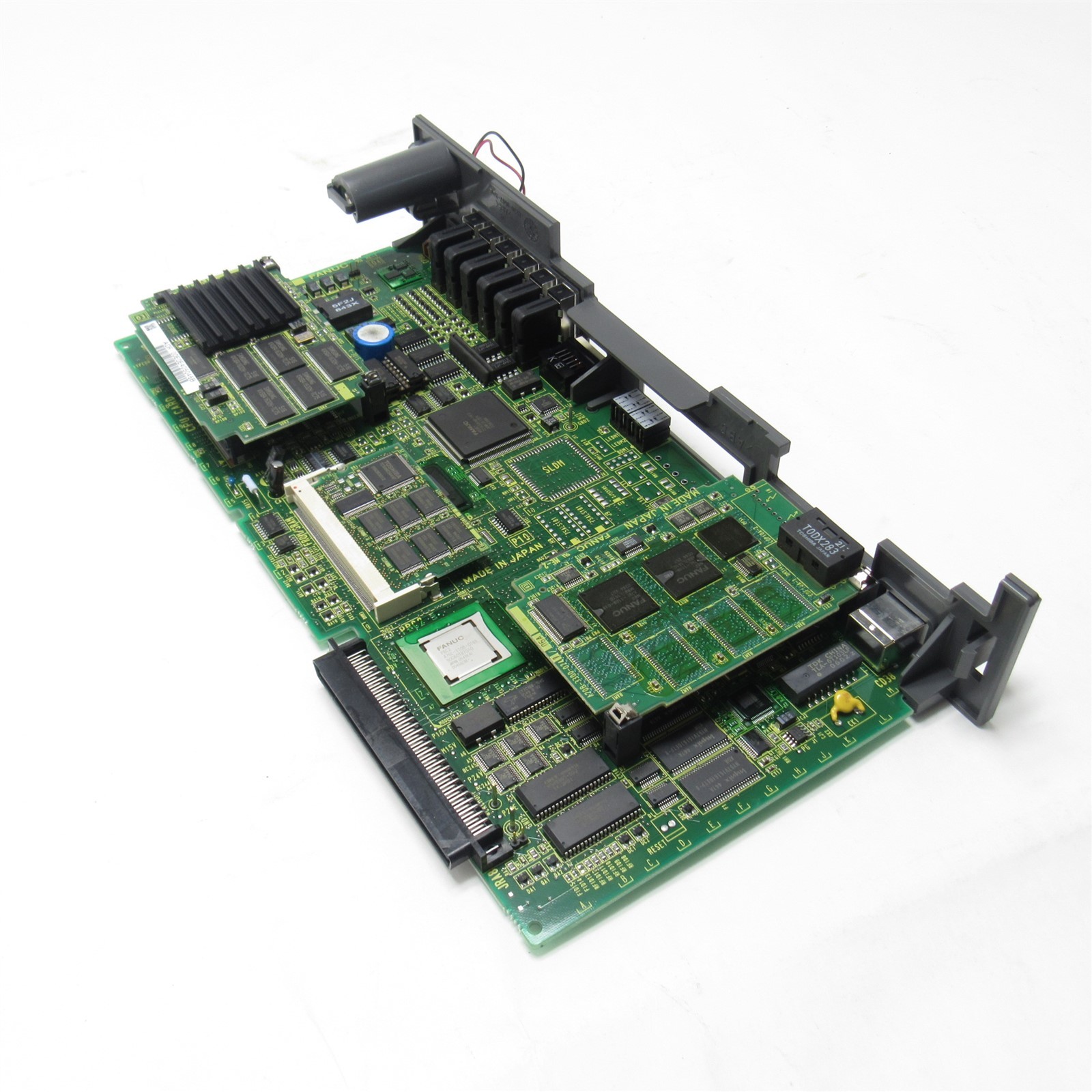 FANUC CONTROL MODULE CPU CARD A16B-3200-0412/08A w/ DAUGHTER BOARDS