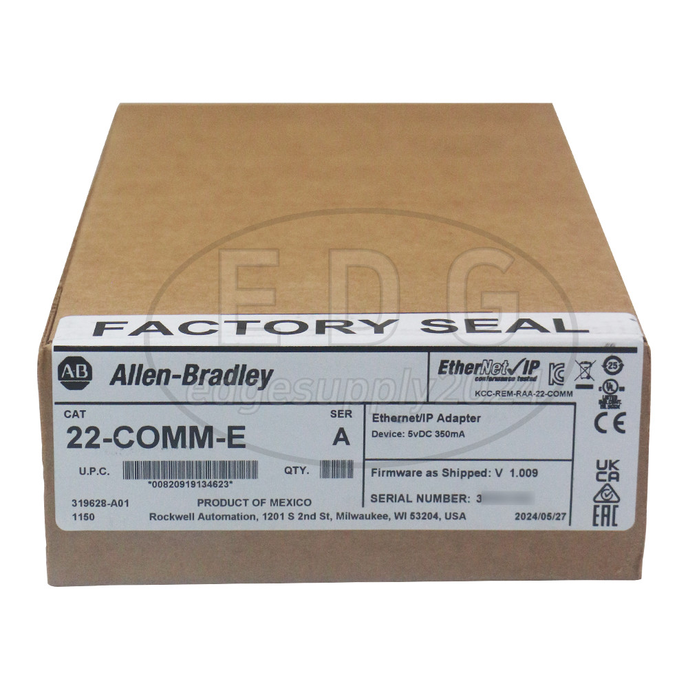 NEW IN BOX 22-COMM-E SER A PowerFlex Ethernet/IP Comm Adapter AB Allen-Bradley