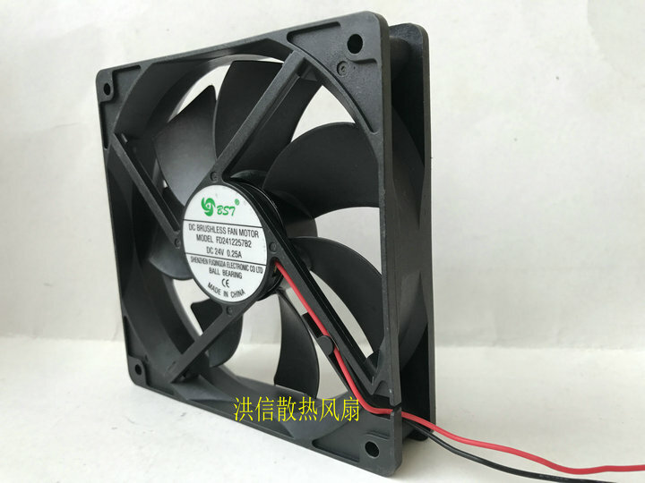 1pcs BST 12025 FD2412257B2 DC24V 0.25A Industrial Machine Inverter Cooling Fan