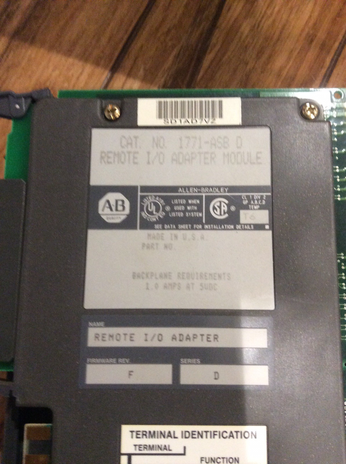 Allen-Bradley 1771-ASB D Adapter Module