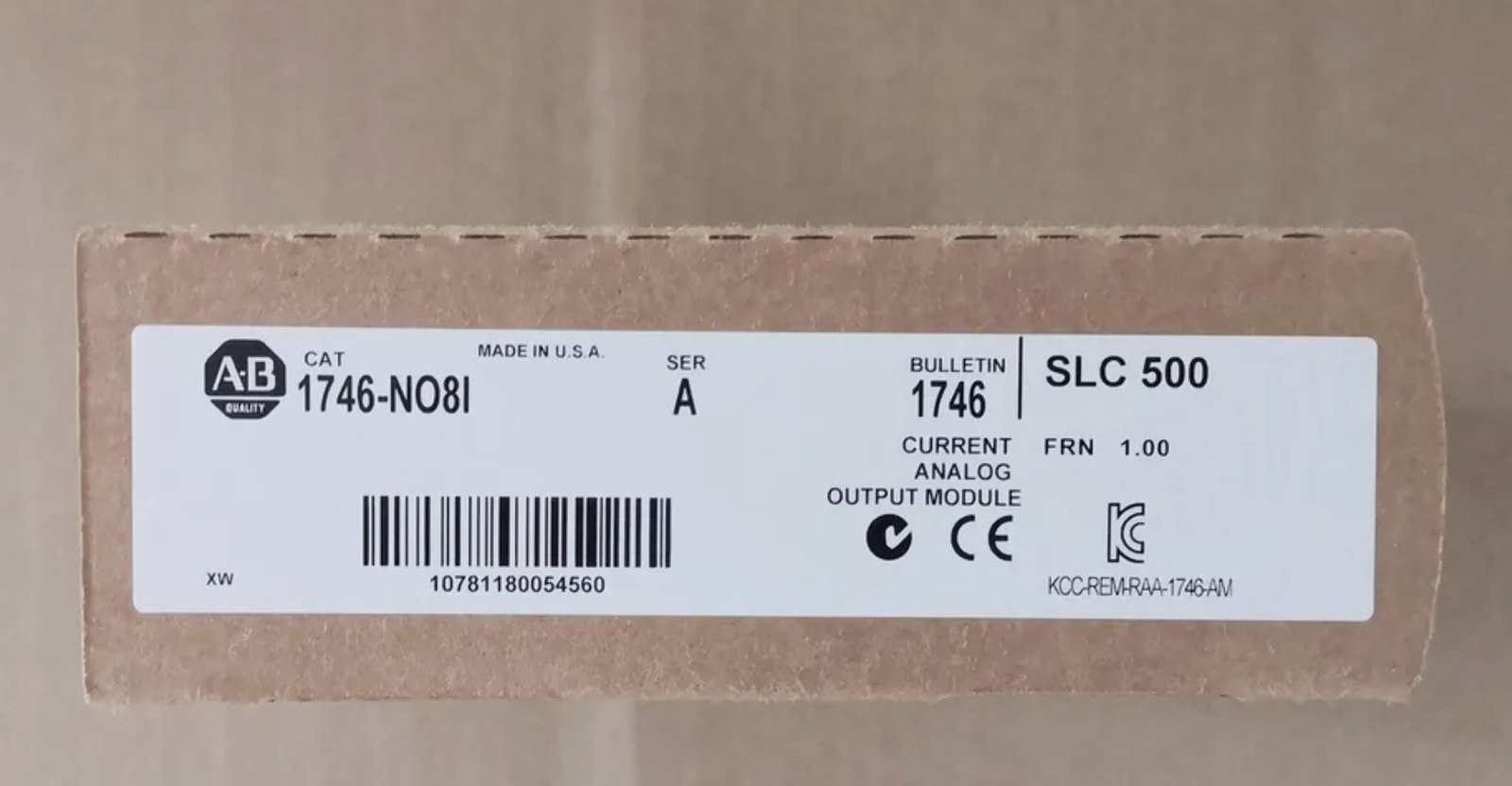 NEW Sealed ALLEN BRADLEY 1746-NO8I Analog Output Module Free Shipping AB PLC US