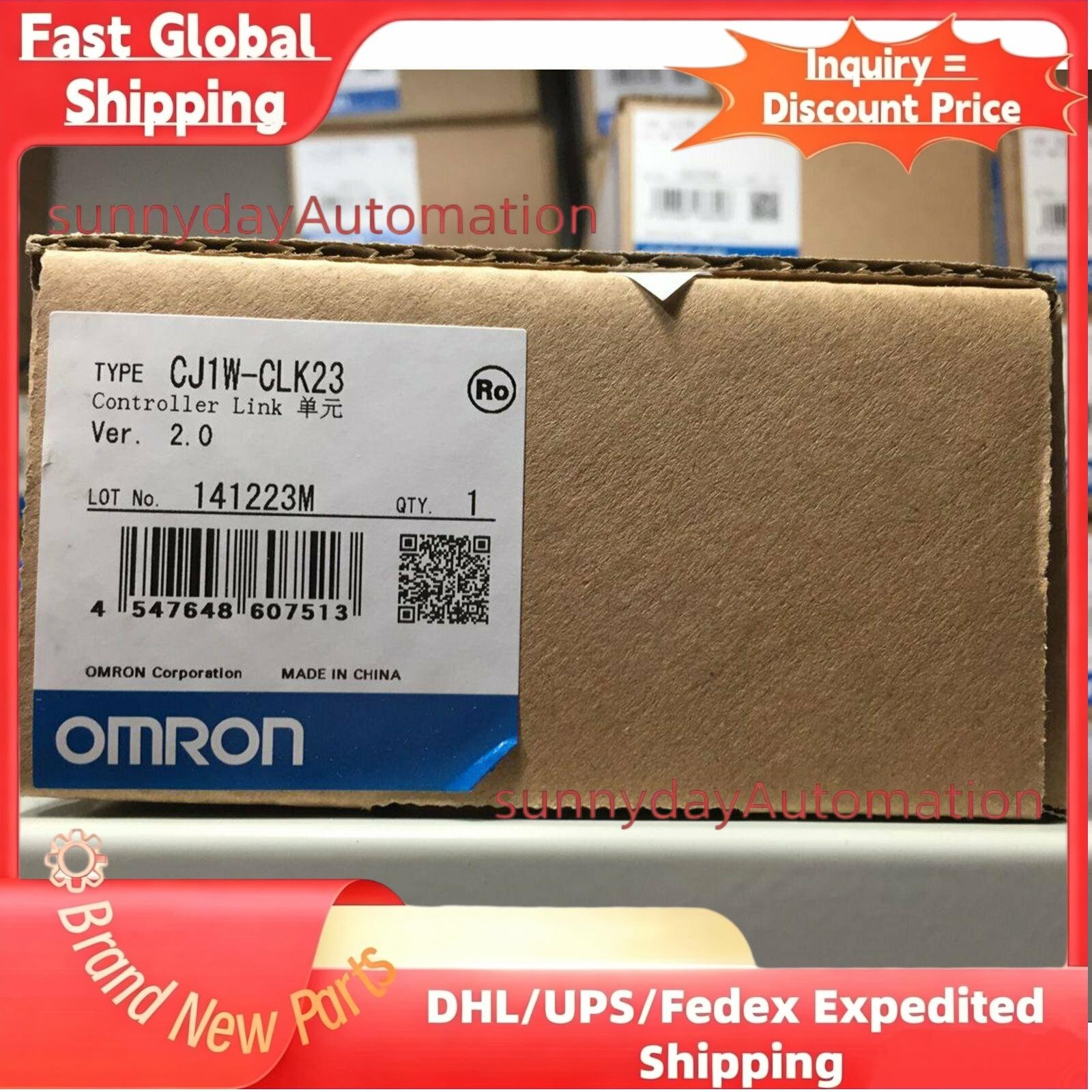 1PCS New Omron CJ1W-CLK23 Controller Module Link Unit Fast Shipping US Free TAX