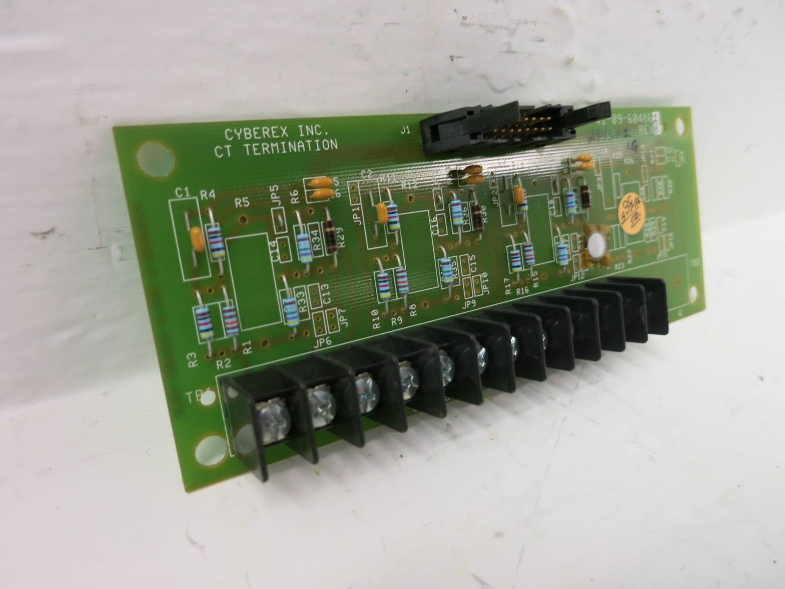 Cyberex 41-09-604862 Rev B CT Termination Board PLC Card Module