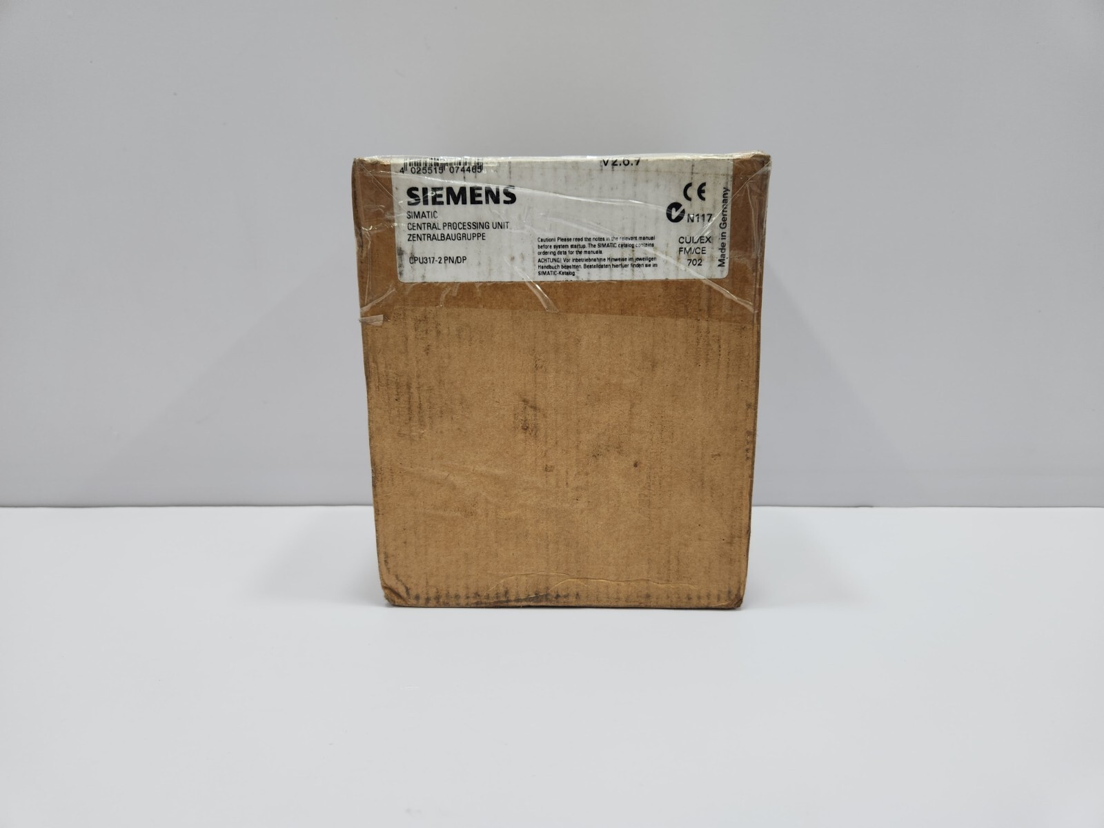 SIEMENS 6ES7 317-2EK13-0AB0 CENTRAL PROCESSING UNIT SIMATIC S7-300 CPU317-2PN/DP