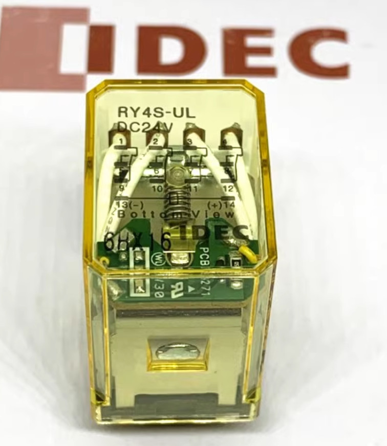10PCS New In Box IDEC RY4S-UL DC24V Electromechanical Relay 5A 240VAC 14 Pin