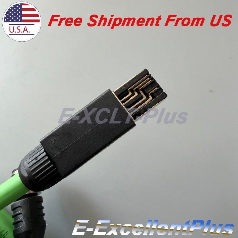New For Keyence OP-87231 OP87231 Ethernet Communication Cordset Cable Line 5M US