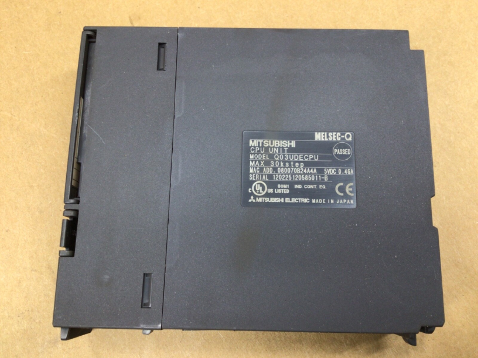 MITSUBISHI MELSEC-Q CPU UNIT Q03UDECPU #4049L10AD