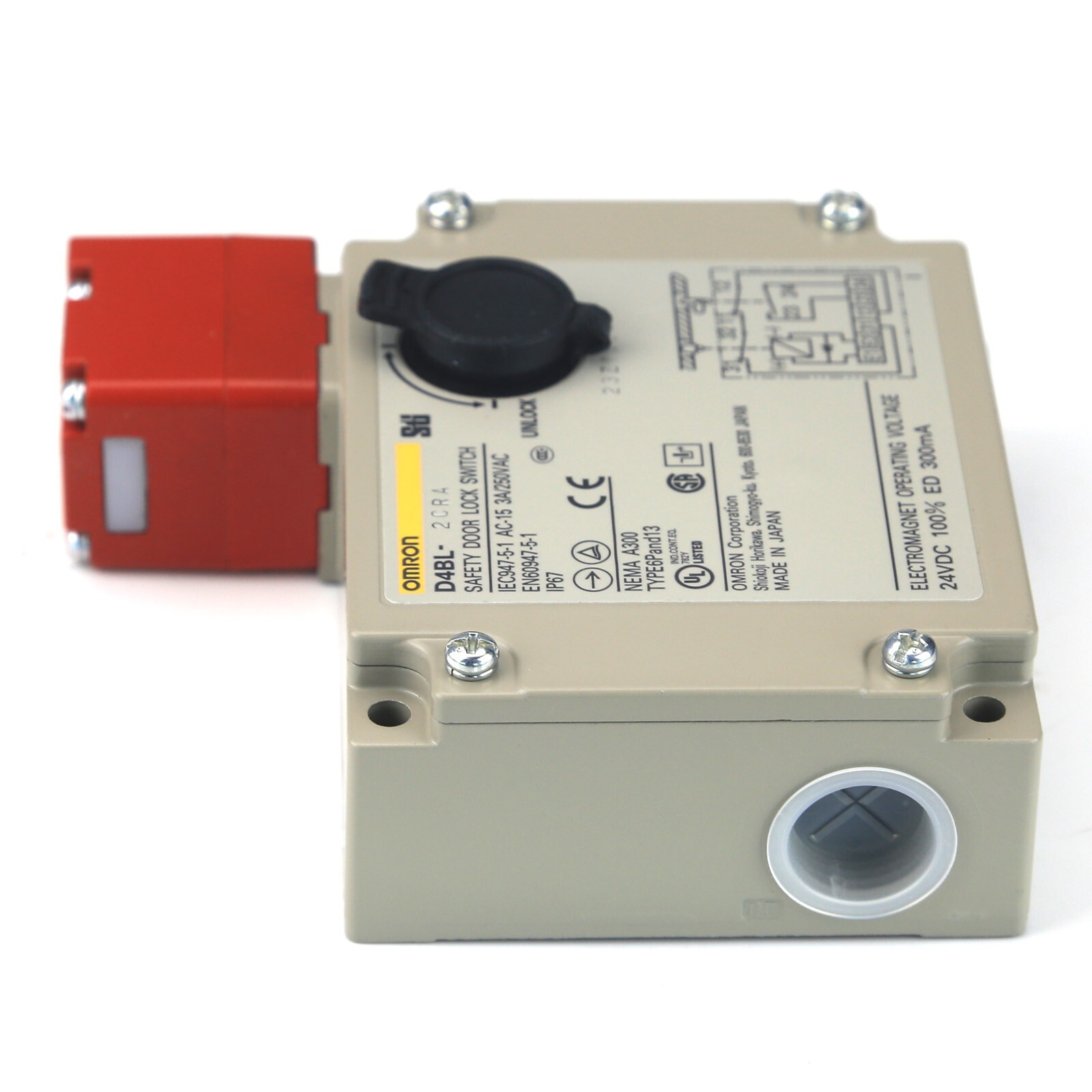1PC Omron D4BL-2CRA D4BL2CRA Guard Lock Safety-Door Switch US Free TAX
