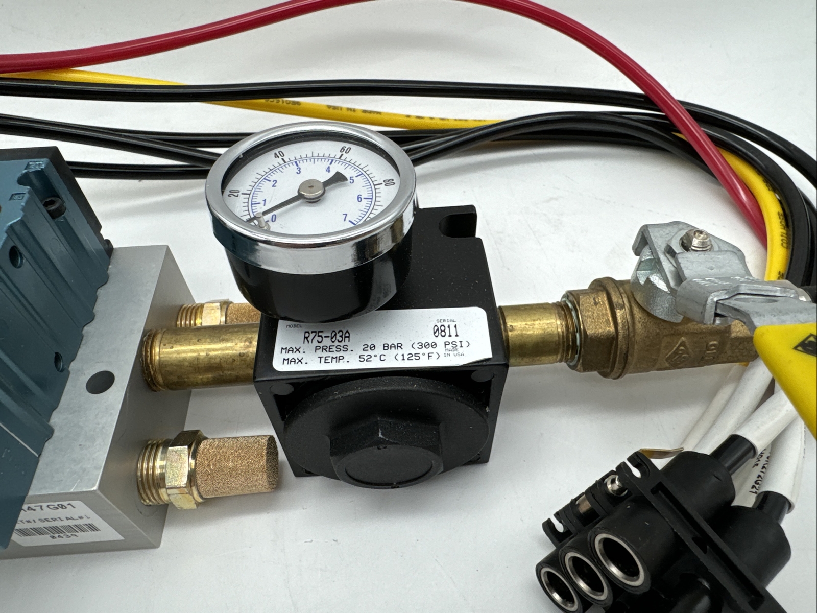 MAC & Watts 173K947G01 / 3AAFLT-07-B-0004 5 Solenoid Valve Assembly- Northrop