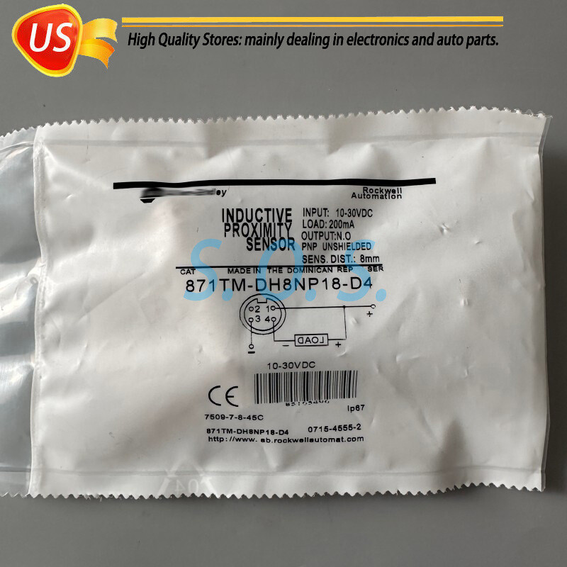 NEW 871TM-DH8NP18-D4 For Allen-Bradley Proximity Switch 871TMDH8NP18D4