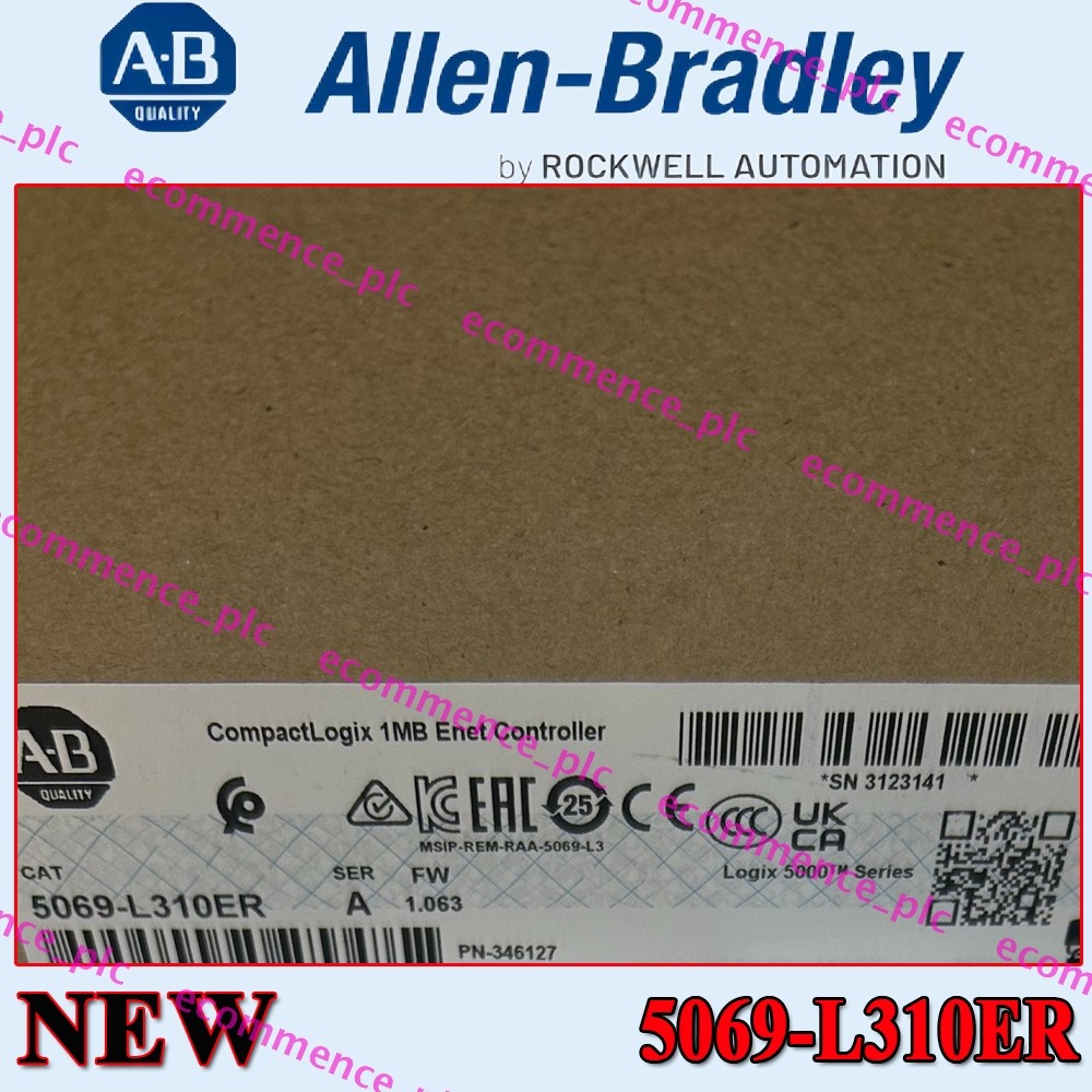NEW PLC 5069-L310ER CompactLogix 5380 Controller, 3 MB Memory New Sealed