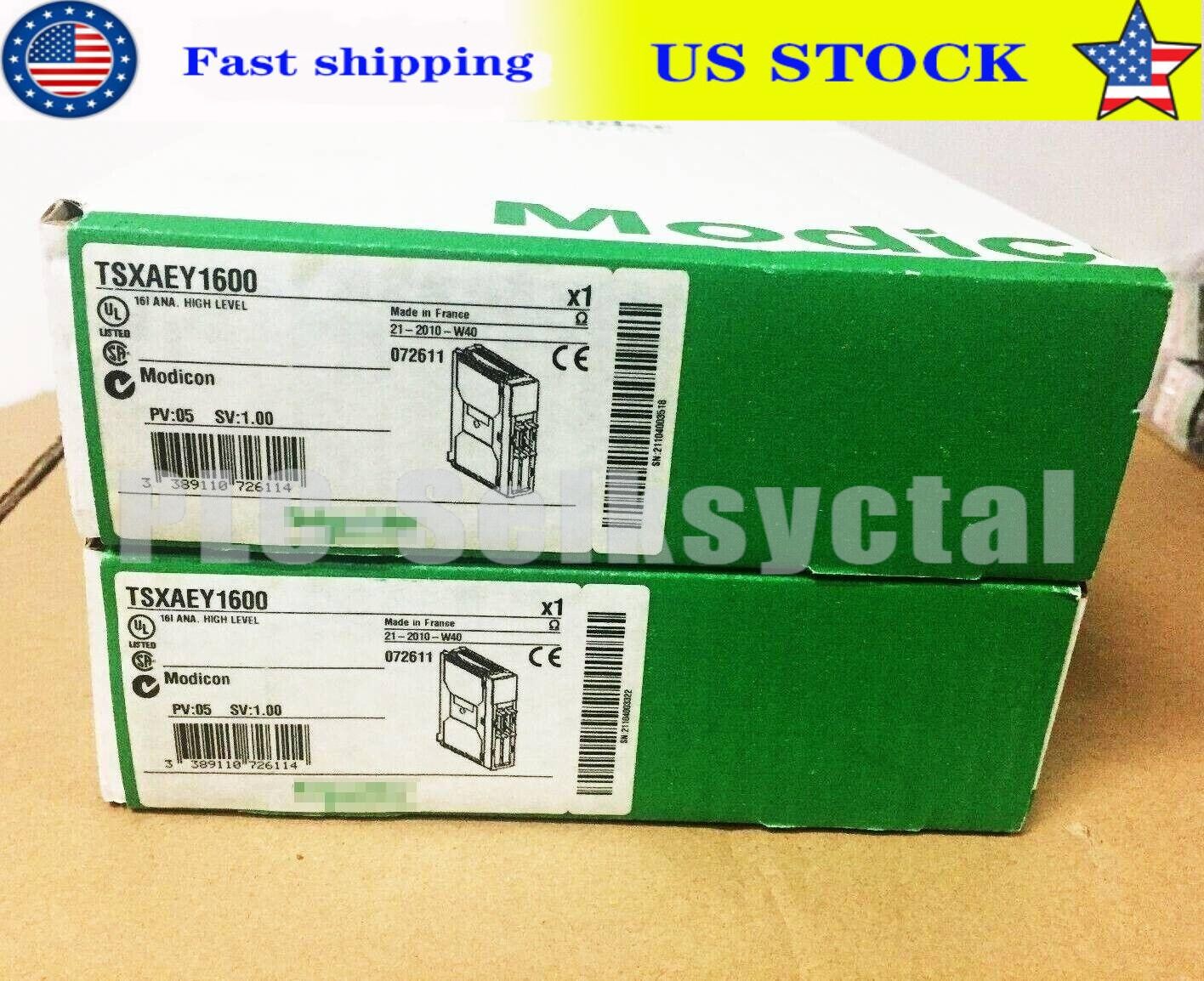 In Box TSXAEY1600 Analog PLC Input Module TSXAEY1600 US Free TAX