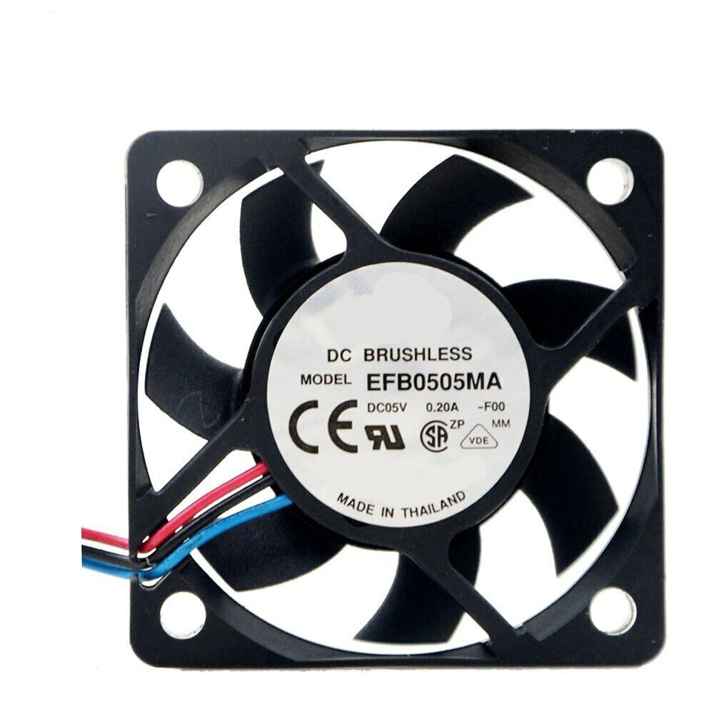 for 5CM 5V 0.20A EFB0505MA 5010 50X50X10MM silent fan 3wires