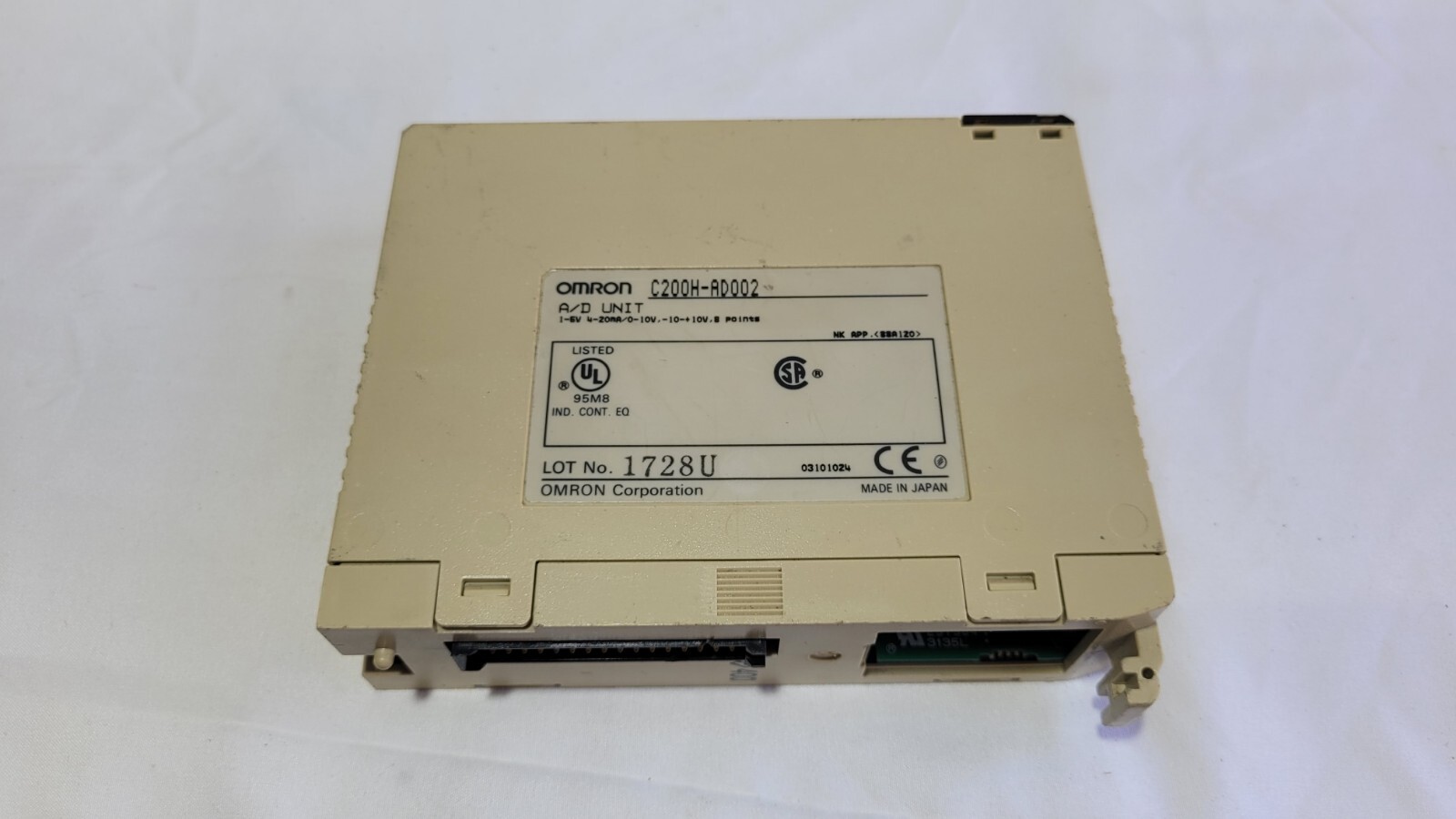 Omron C200H-AD002 A/D Unit Analog Input Module