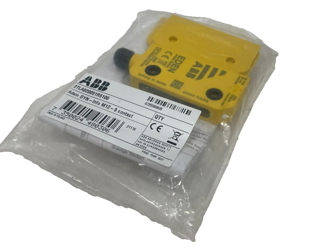 NEW ABB 2TLA020051R5100 NON-CONTACT SAFETY SENSOR 24VDC