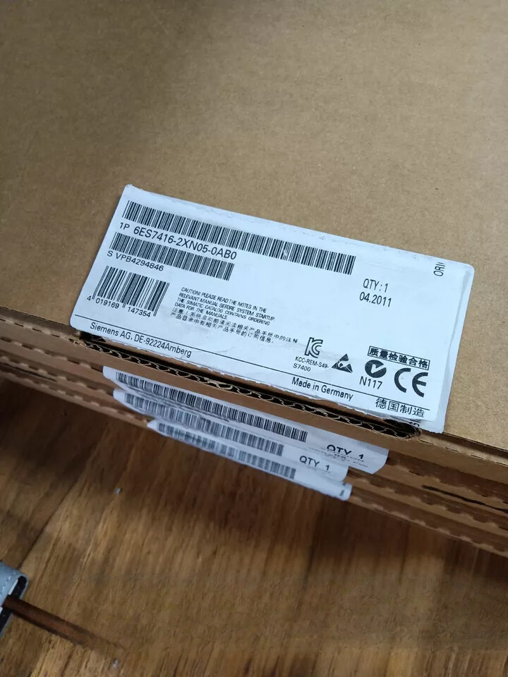 1x 6ES7416-2XN05-0AB0 NEW SIEMENS 2XNO5-OABO S7-400 CPU 416-2 fast shipping