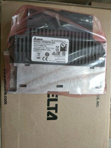 1PC New Delta 750W VFD Inverter 3phase 220V 1HP VFD007EL23A Variable Frequency D