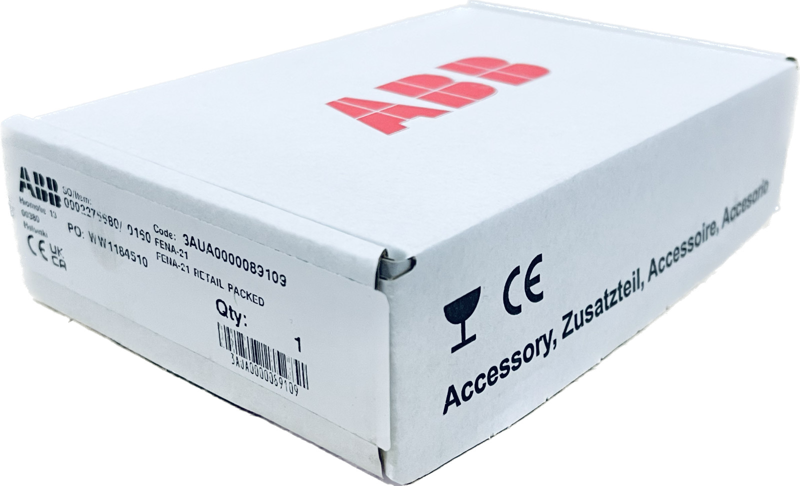 NEW ABB FENA-21 ACS355/380/580/880 Inverter Ethernet Adapter Module, 2-Port
