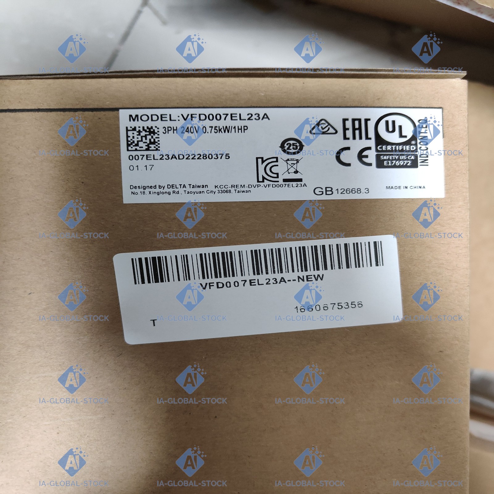 High Quality 1PC NEW Delta VFD007EL23A With 1 Year warranty