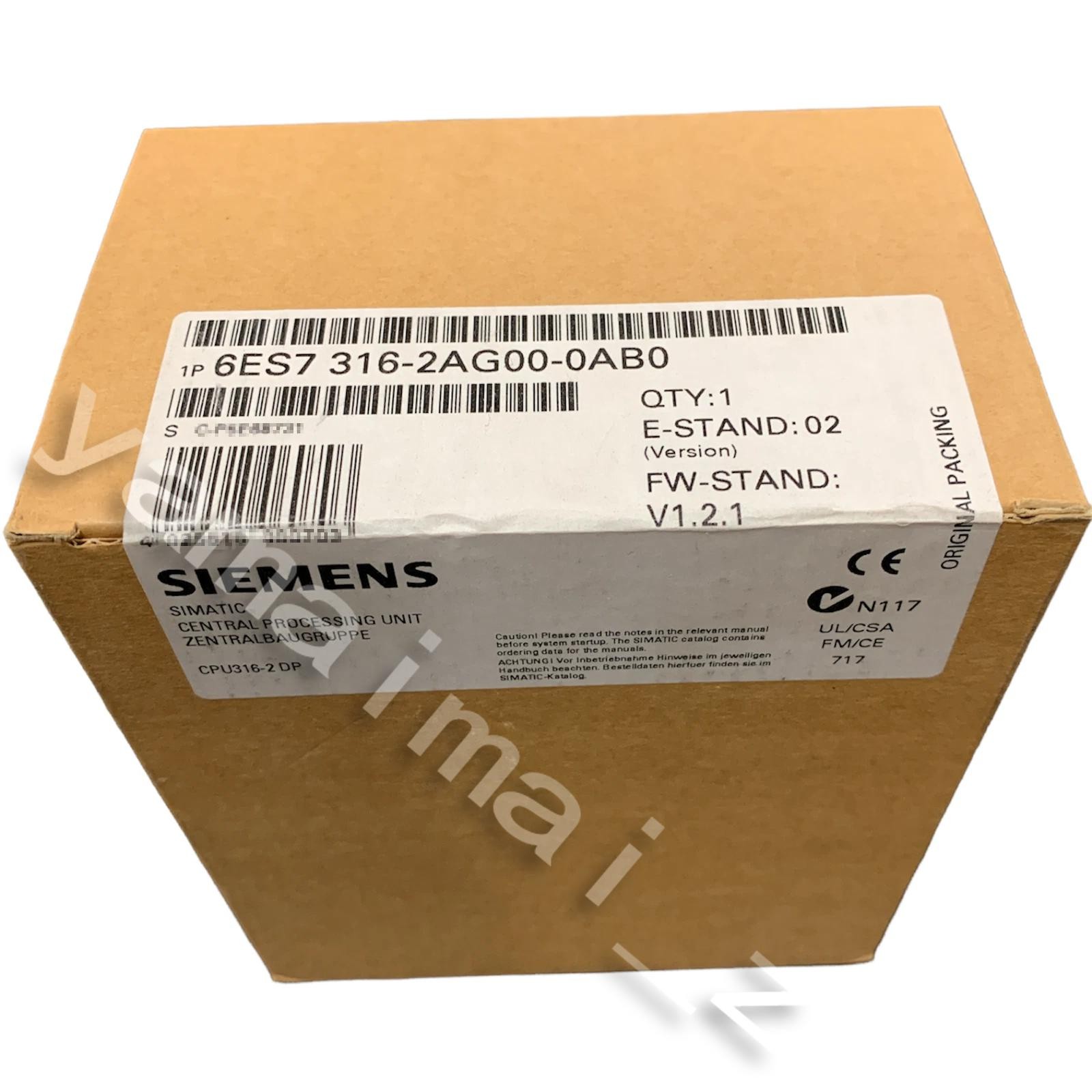 New SIEMENS 6ES7 316-2AG00-0AB0 S7-300 CPU 316-2DP 6ES7316-2AG00-0AB0 2AGOO-OABO