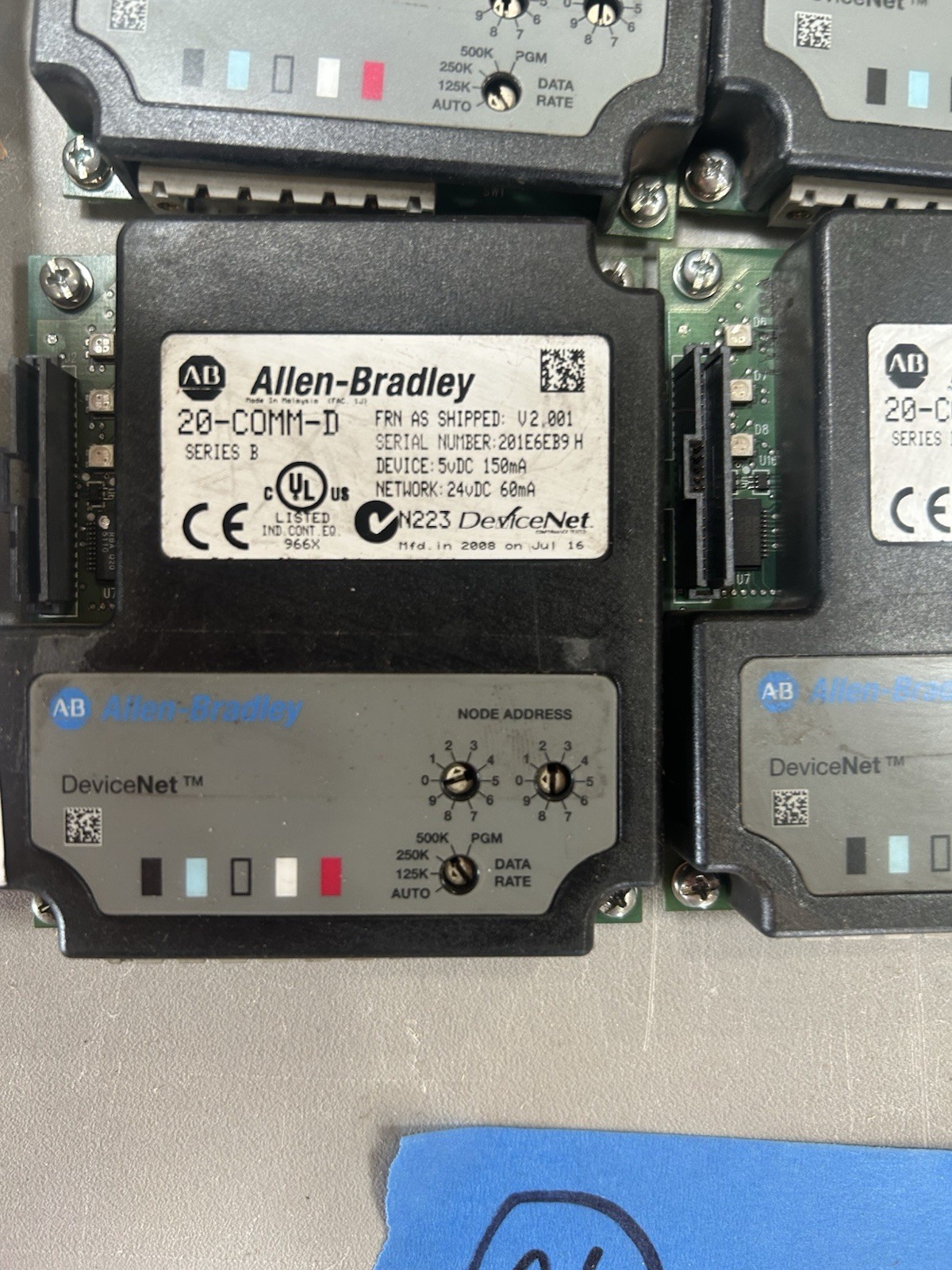 Allen Bradley AB 20-COMM-D SER B POWERFLEX DEVICENET ADAPTER