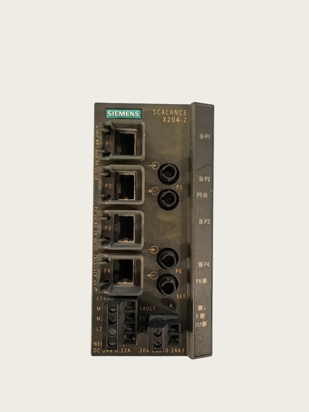 SIEMENS SCALANCE X204-2 1P 6GK5204-2BB10-2AA3 SIMATIC Ethernet Switch