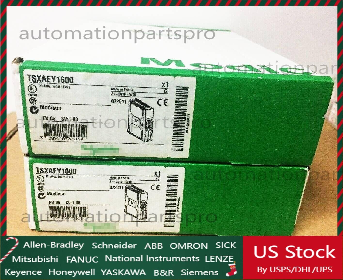 In Box TSXAEY1600 Analog PLC Input Module TSXAEY1600 US Free TAX