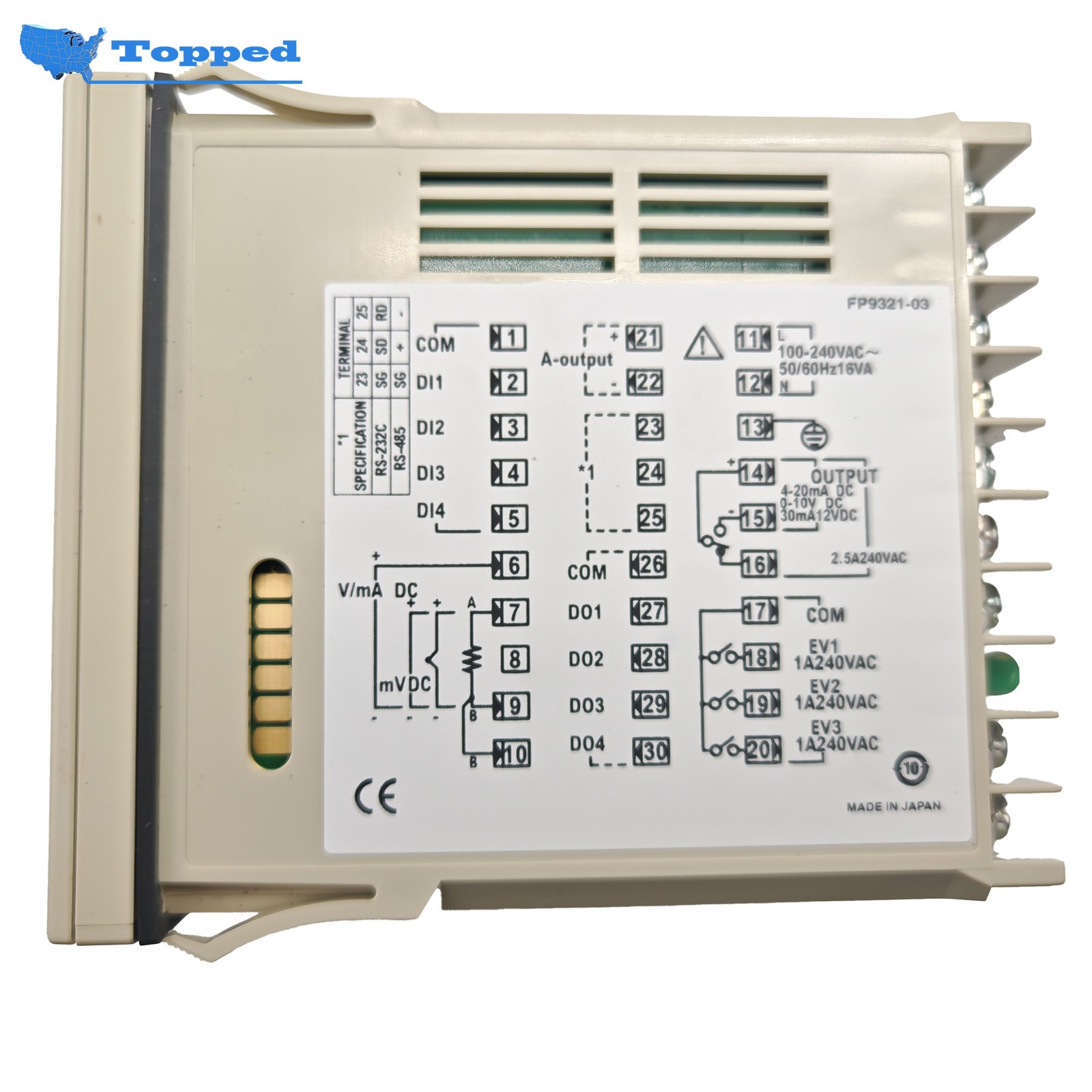 Brand New Digital Temperature Controller FP93-8P-90-0000 for SHIMADEN