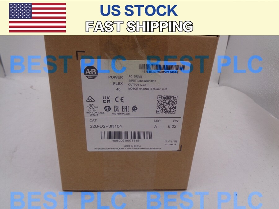 New Allen-Bradley 22B-D2P3N104 22BD2P3N104