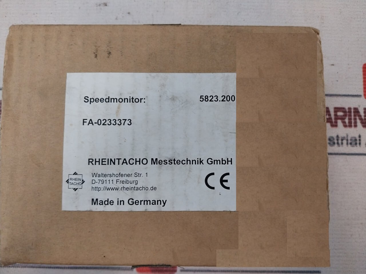 Rheintacho 5823.200 Programmable Speed Monitor 24V DC 20 mA