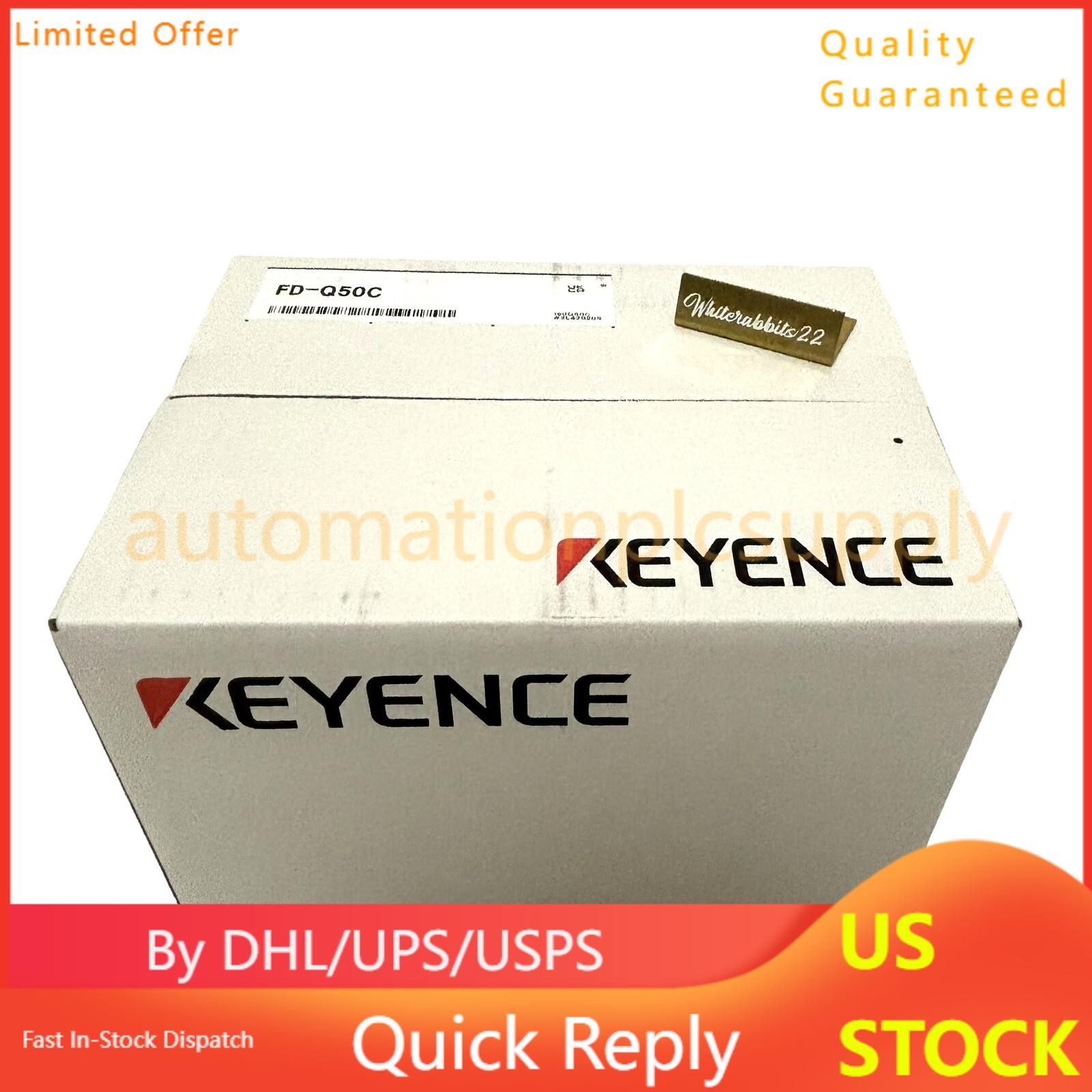 NEW Keyence FD-Q50C Clamp-On Flow Sensor Flow Meter US Free TAX