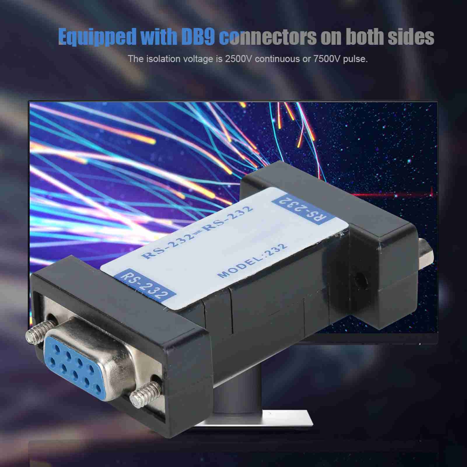 RS232 To 232 Interface Converter Photoelectric Isolator Optical Isolation Su Fit