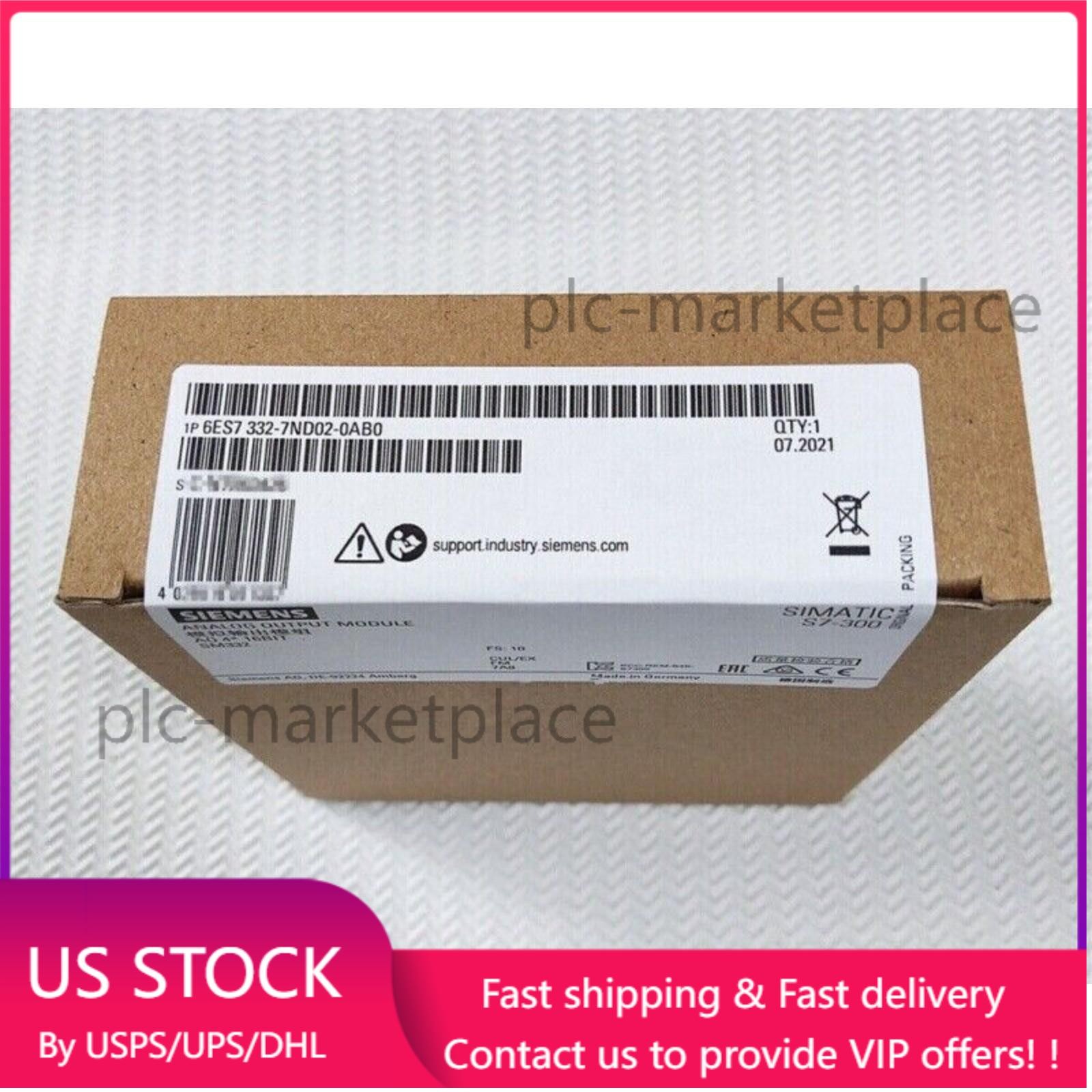 New Siemens S7-300 Analog Output SM 332 6ES7332-7ND02-0AB0 6ES73327ND020AB0