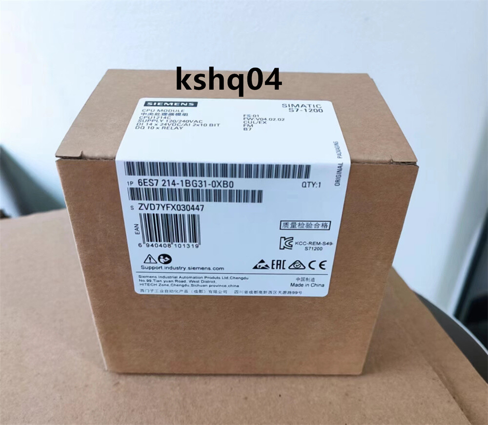 1pc New Siemens 6ES7214-1BG31-0XB0 6ES7 214-1BG31-0XB0 module with box