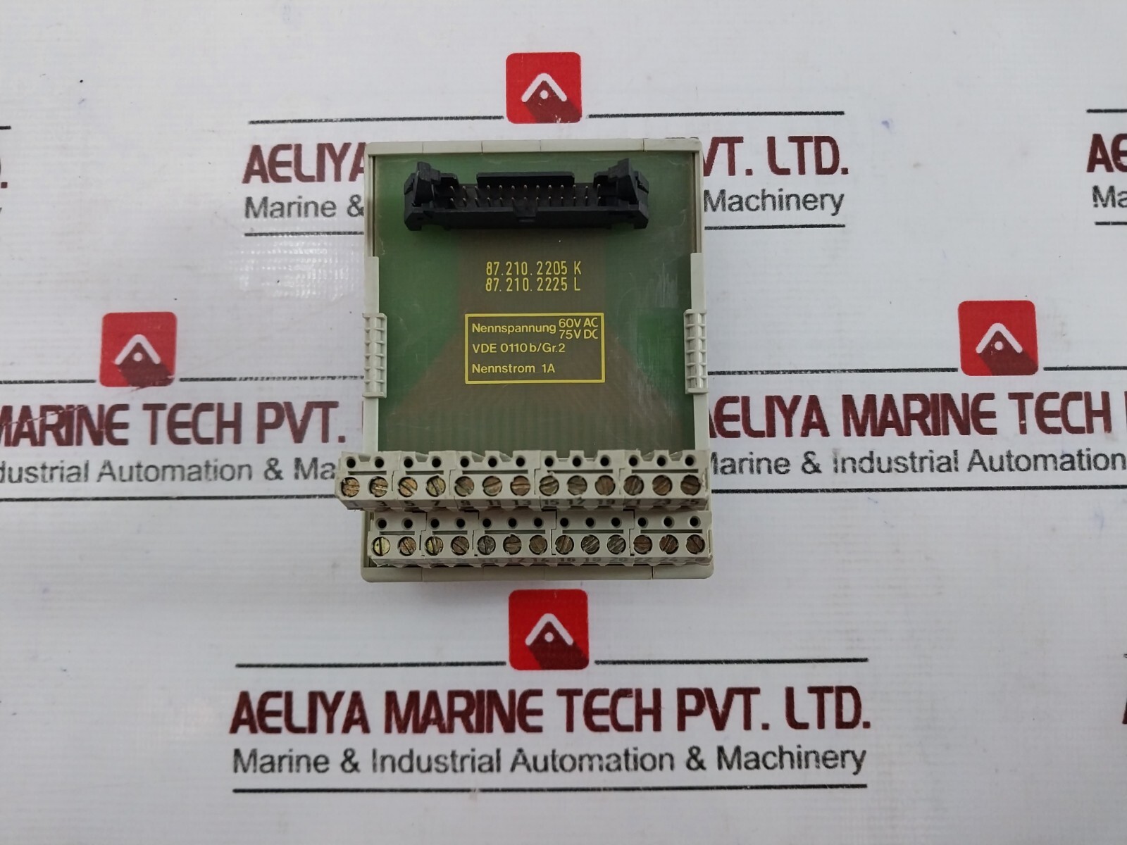 WIELAND BAMBERG 87.210.2205 K PLC Board 87.210.2225 L 60VAC 75VDC WEB 1001