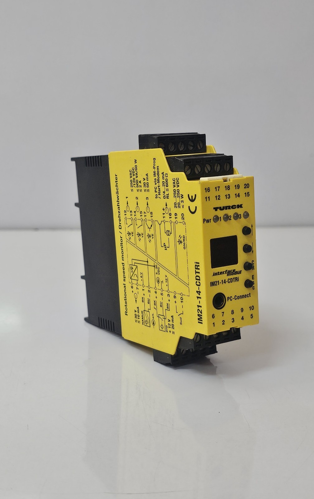 TURCK IM21-14-CDTRI ROTATIONAL SPEED MONITOR INTERFACE MODUL FREE FAST SHIP
