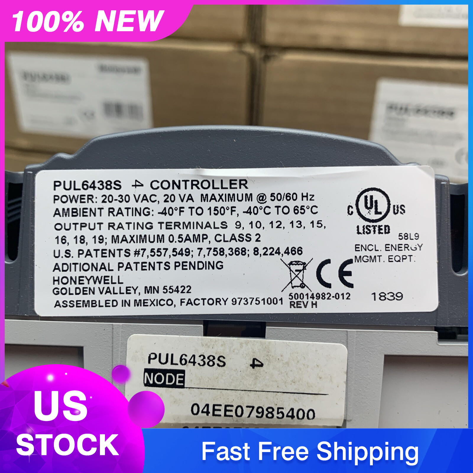 Honeywell PUL6438S Programmable Unitary Controller FAST SHIPPING US Free TAX