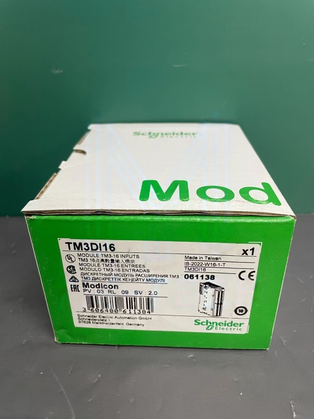 TM3DI16 One New SCHNEIDER PLC Input Module TM3DI16Expedited Shipping In Box#