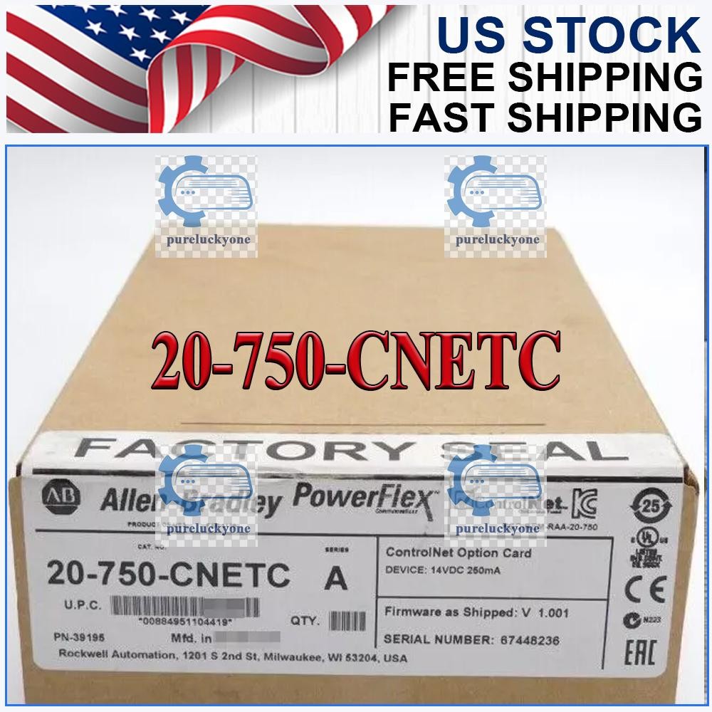 New Factory Sealed NEW PLC 20-750-CNETC SER. A 14VDC F/W V1.001 20750CNETC