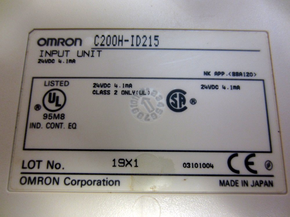 Omron C200H-ID215 Input Unit C200HID215