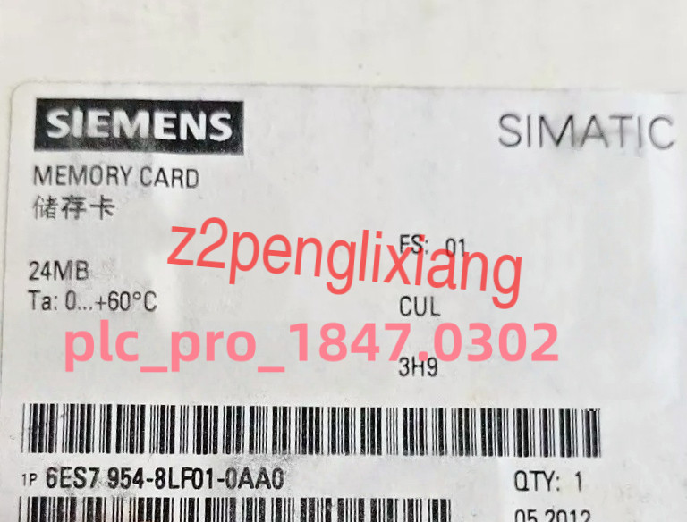 6ES7 954-8LF01-0AA0 1PCS Brand New SIEMENS 6ES7954-8LF01-0AA0 Fast shipment