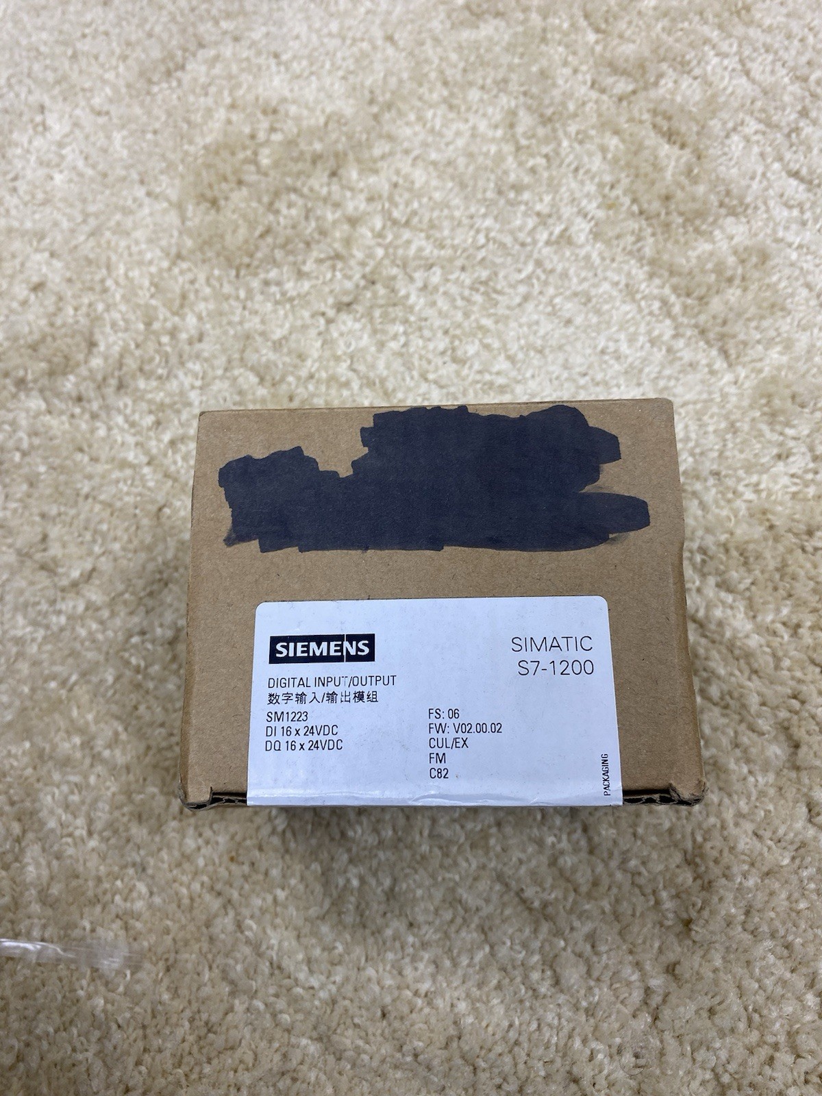 Siemens SIMATIC S7-1200 6ES7223-1BL32-0XB0 , SM 1223 Sealed