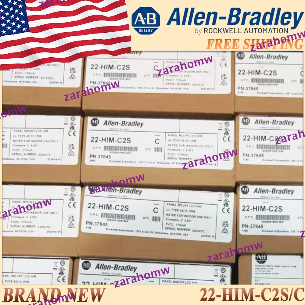 Brand New AB 22-HIM-C2S/C PowerFlex IP66 UL-NEMA Type 4X-12 HIM 22HIMC2S serC